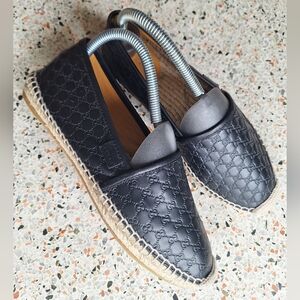 Gucci Microguccissima Leather Espadrille‎